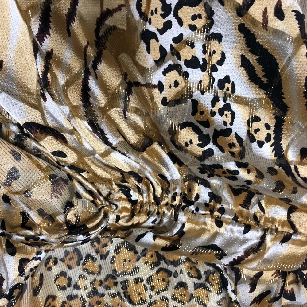 Cache gold leopard blouse - Picture 6 of 7